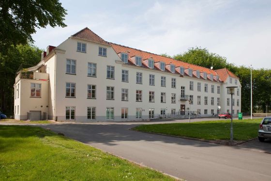 Ikonisk Skanderborg bygning der skal huse det nye Frivillig- og fællesskabshus.